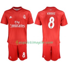 Divisa di Calcio Real Madrid Kroos 8 Bambino Terza 2018/2019